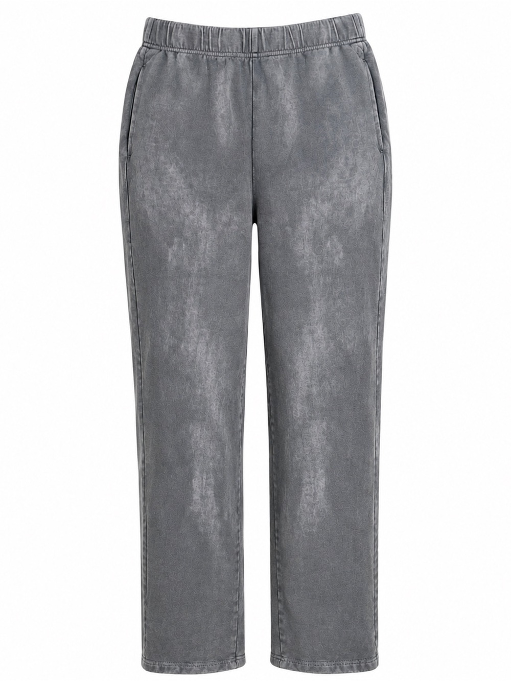 rag & bone Grey Washed Straight Leg Pull-On Pants Size Large